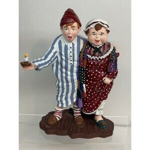 Dept 56 All Through The House Mama In Her Kerchief Papa In His Cap 9304-1